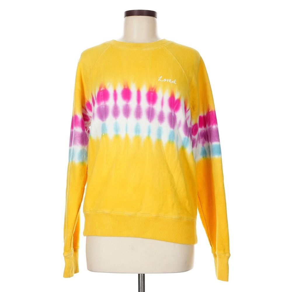 Spiritual Gangster Yellow Tie-Dye Sweatshirt